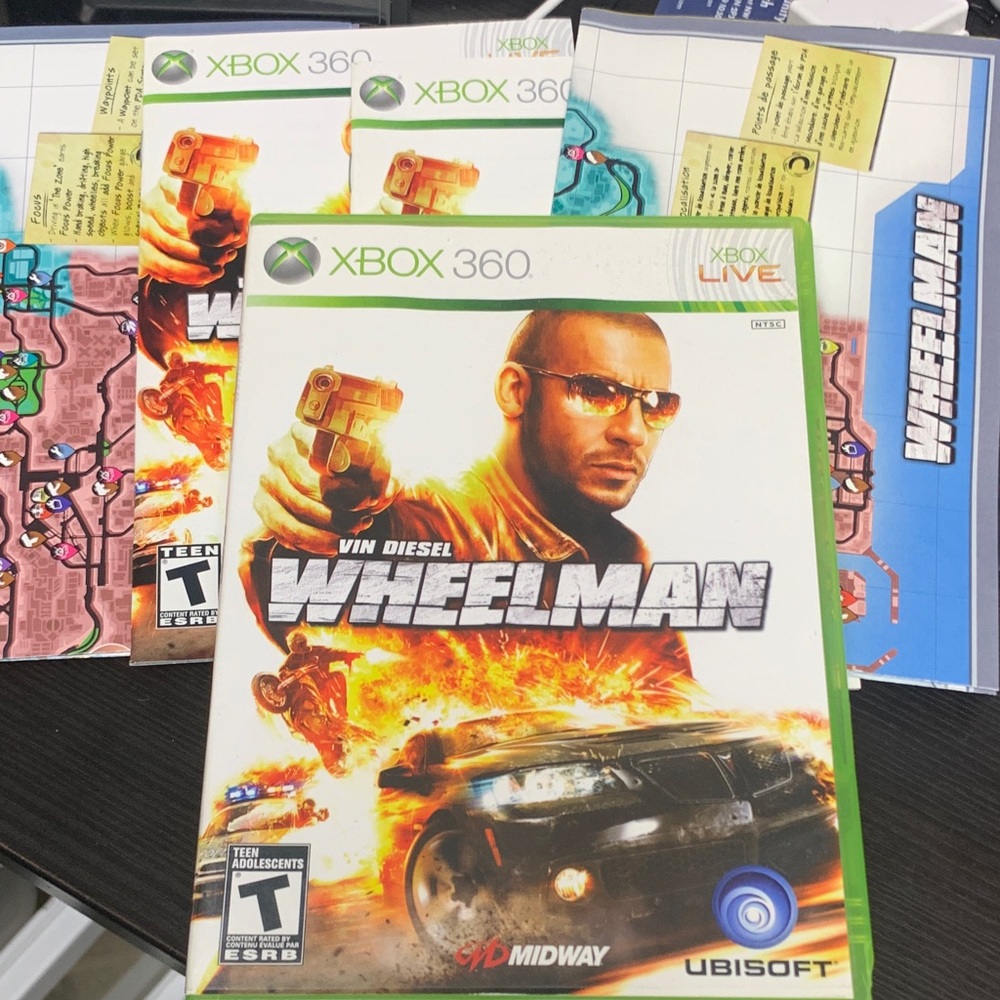 Microsoft Xbox 360 Wheelman Game - Green and White